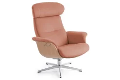 Drehsessel Timeout Stoff peach