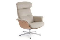 Drehsessel Timeout Stoff beige