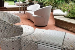 Drehsessel Trick Stoff natur