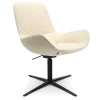 Drehsessel W-Club Low Leder creme