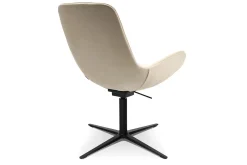 Drehsessel W-Club Low Leder creme