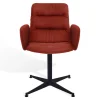 Drehstuhl Arva Light mit Arm Stoff rot