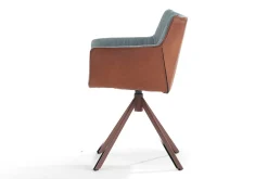 Drehstuhl Gustav jr. Leder-Stoff