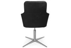 Drehstuhl W-Cube 1 mit Arm Leder schwarz