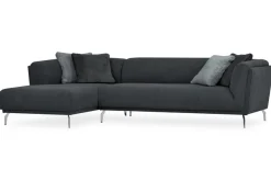 Ecksofa Aston Stoff anthrazit