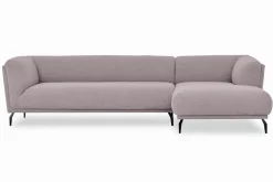 Ecksofa Aston Stoff lila