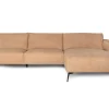 Ecksofa Cameo Leder hellbraun