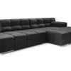 Ecksofa Cube Stoff anthrazit