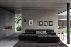 Ecksofa Cube Stoff anthrazit