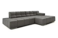 Ecksofa Cube Stoff taupe