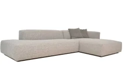 Ecksofa Home Stoff beige