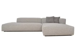 Ecksofa Home Stoff beige