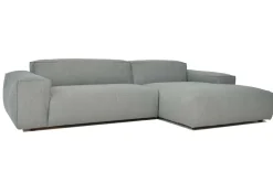 Ecksofa Olbia Stoff grau