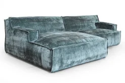 Ecksofa Plantes Cord petrol