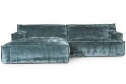 Ecksofa Plantes Cord rost rechts
