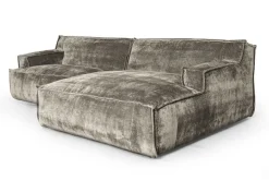 Ecksofa Plantes Cord taupe