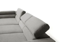 Ecksofa Sarah Cord grau