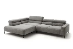 Ecksofa Sarah Cord grau