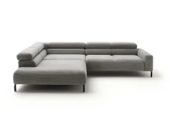 Ecksofa Sarah Cord grau
