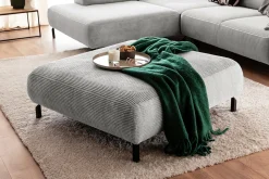 Ecksofa Sarah Cord grau