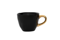 Espressotasse Porzellan schwarz