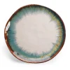 Essteller Organic Weiss Blau D 26 cm
