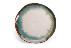 Essteller Organic Weiss Blau D 26 cm