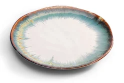 Essteller Organic Weiss Blau D 26 cm