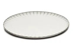 Essteller Steingut weiß D 27 cm