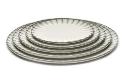 Essteller Steingut weiß D 15 cm