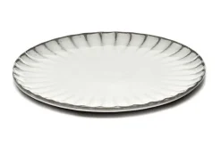 Essteller Steingut weiß D 18 cm