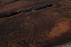 Esstisch Baumscheibe Nussbaum Massivholz 213*66-100*79 cm