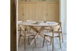 Esstisch Circle Eiche natur D 163 cm