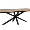 Esstisch Clear Ulme Metall schwarz 240 cm