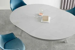 Esstisch Elsa Keramikoberfläche weiss 125