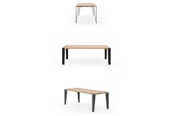 Esstisch Ina Eiche massiv ab 160 cm konfigurierbar