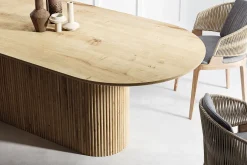 Esstisch Kane Eiche oval B 200 cm