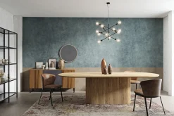 Esstisch Kane Eiche oval B 200 cm