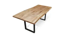 Esstisch Kernbuche massiv organische Kante 140