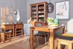 Esstisch Loft Teakholz massiv 180 cm