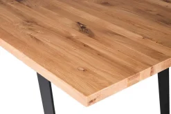 Esstisch LUFI U Wildeiche 180, gerade Kante