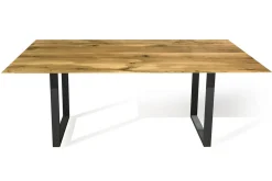 Esstisch Massivholz astige Eiche schweizer Kante