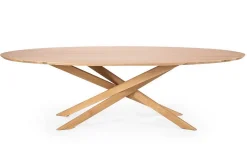 Esstisch Mikado Eiche massiv oval B 267 cm