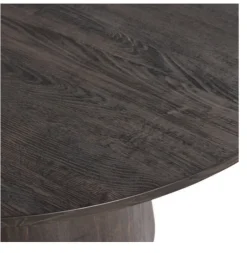 Esstisch Moon rund dunkelbraun D 120 cm