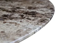 Esstisch Razor Marmor braun D 120 cm