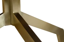 Esstisch Razor Marmor braun D 120 cm