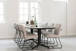 Esstisch Soho Mortex schwarz B 210 cm