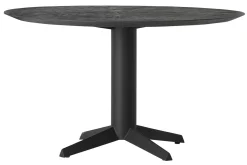 Esstisch Soho Mortex schwarz D 130 cm