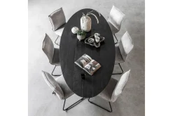 Esstisch Timeless Black Teak 200x100cm