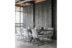 Esstisch Timeless Black Teak schwarz B 210cm